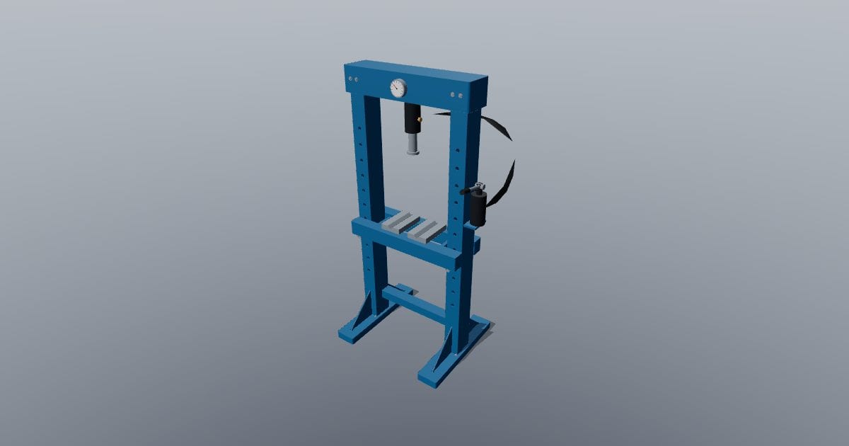 Workshop hydraulic press