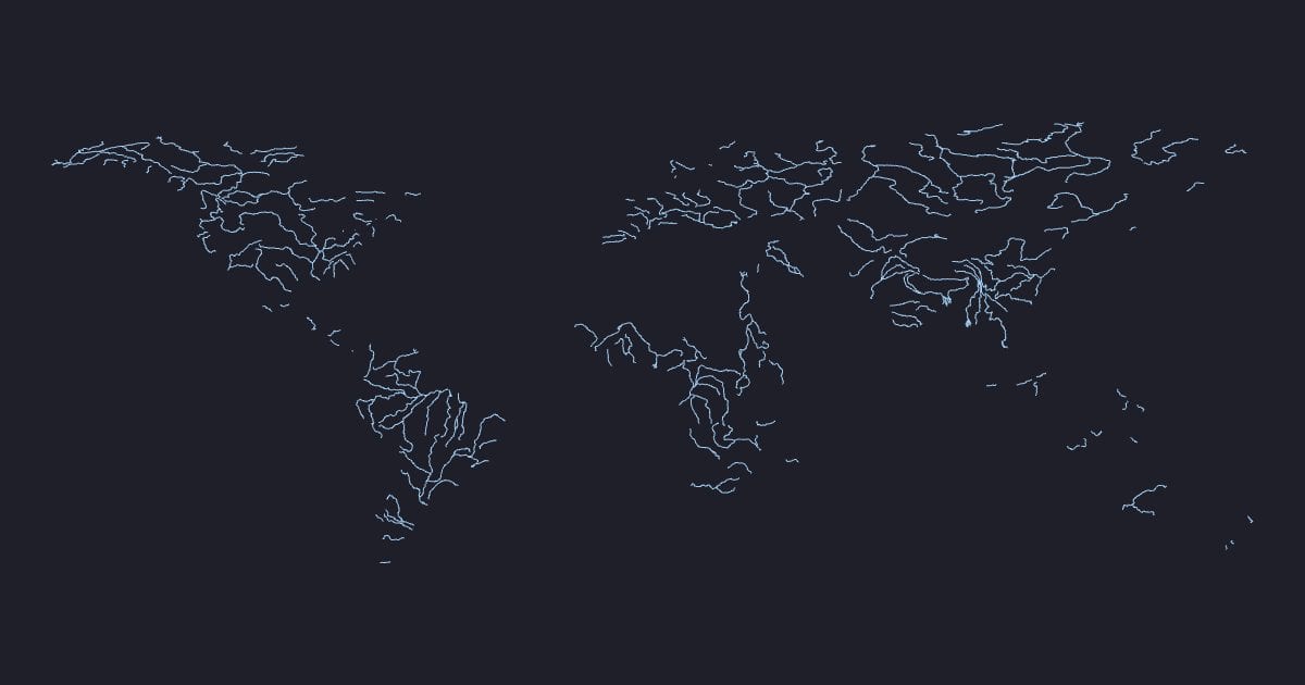 World rivers (zipped set)