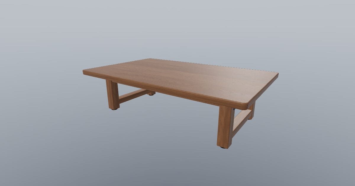 Zaisu Table - Japanese Low Dining Table