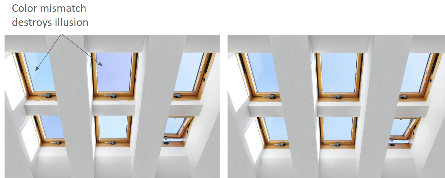 Understanding Color Consistency | Innerscene | Artificial Skylight ...