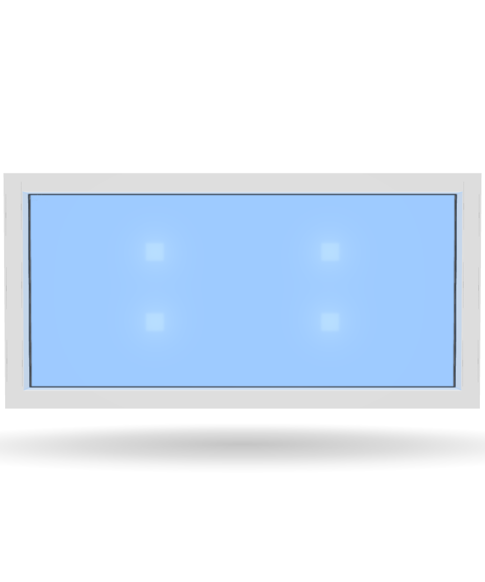 Circadian Sky 2×4 fixture rendering, deep blue sky